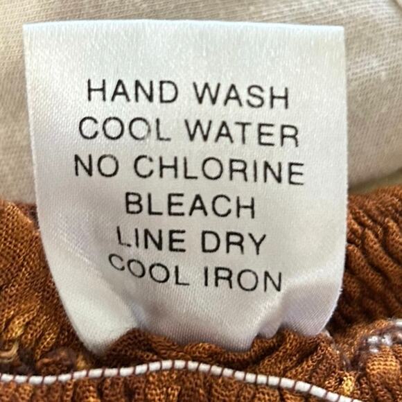 Rama Women Tribal Sun Tank Top Boho Fairy Vacation Beach Festival Brown Small - Picture 5 of 5